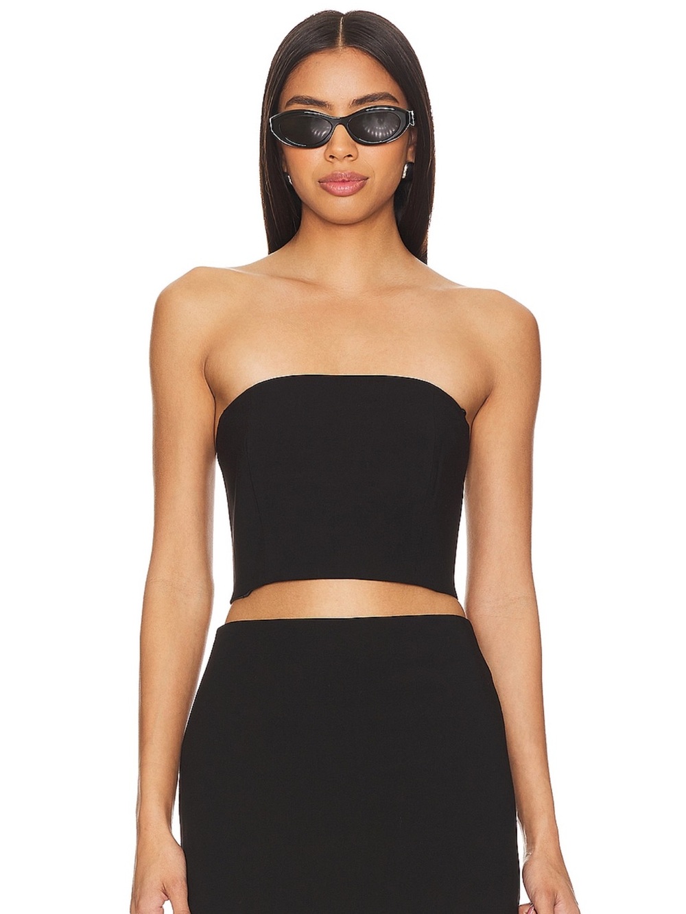 Bardot x Revolve Francesco Bustier Size 4 NWT in Black - Picture 1 of 5